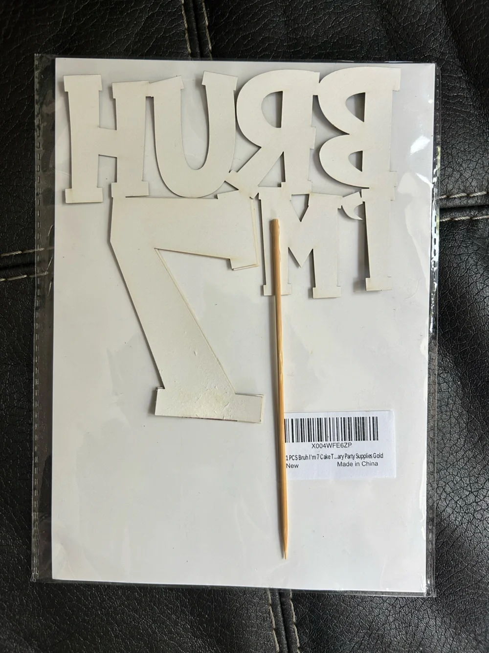 Bruh I’m 7 cake topper